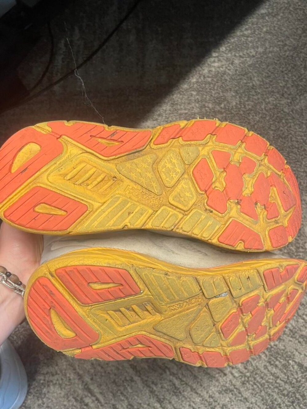 Hoka One One Women's White Trainers - Picture 3 of 4